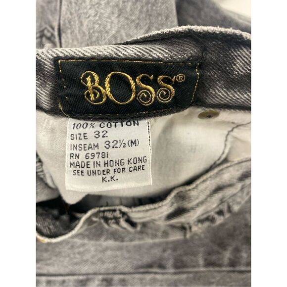 Vintage Gray Acid Wash Jeans - Picture 7 of 7